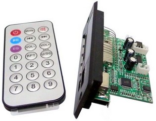 SD USB MP3 Player Decoder Front Panel 12V 208S - Click Image to Close