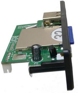 Pop-up SD card decoder panel player board 208E