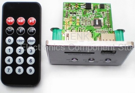 mp3 hardware decoder board +3 button panel - Click Image to Close