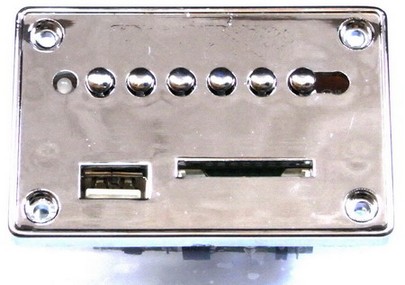 mp3 hardware decoder board(6 button + panel ) - Click Image to Close