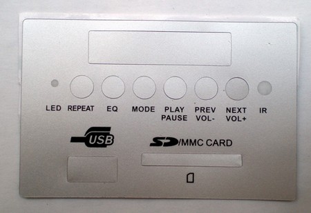 usb sd host player stereo front panel 3W - Click Image to Close