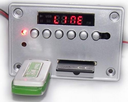 usb sd host player stereo front panel 3W