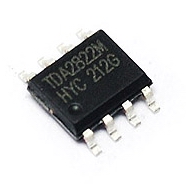 Dual-channel class D amplifier TDA2822