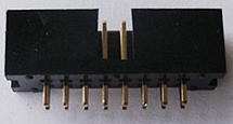 2.54mm Box Header 16Pin Standard DIP Type