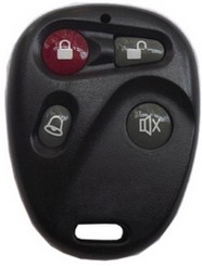 Mini wireless remote shell 4 key - Click Image to Close
