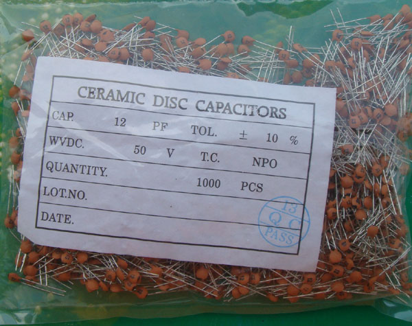 12PF DIP NPO Ceramic Capacitors