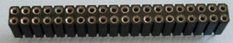 Female Header Dual Row Straight Dip type 2.54mm - Click Image to Close