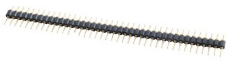 Male Header Single Row Straight Dip type 2.54mm - Click Image to Close
