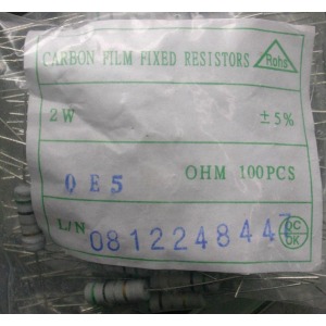 Carbon Film Resistors 0.5 ohm 2W