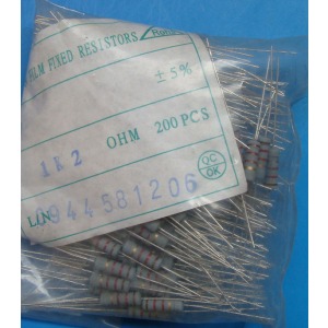 Carbon film resistors 112 ohm 1W 5%