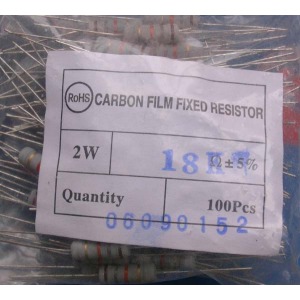 Carbon Film Resistors 18K ohm 2W