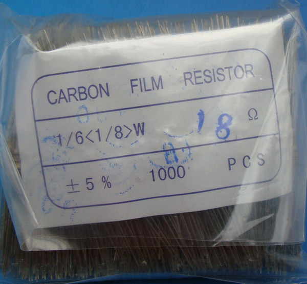 Carbon Film Fixed Resistors 18 OHM 5%