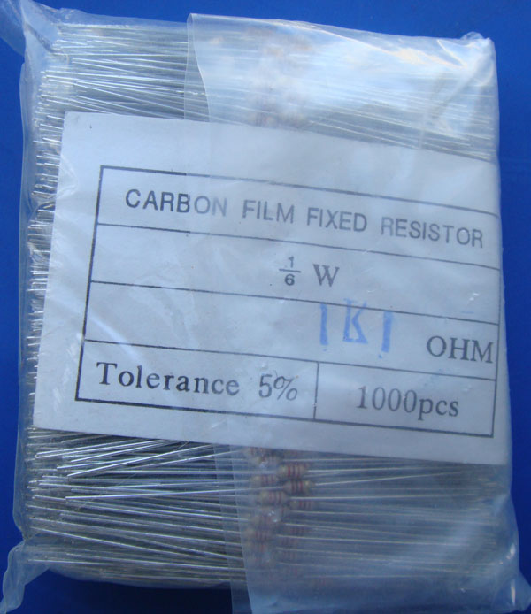 Carbon Film Resistors 1K1 OHM 5%
