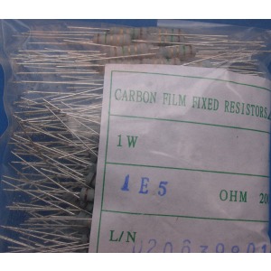 Carbon film resistors 1.5 ohm 1W 5%