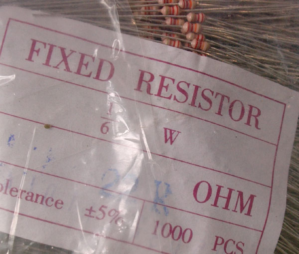 Carbon Film Fixed Resistors 22K OHM 5%