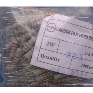 Carbon Film Resistors 22K ohm 2W