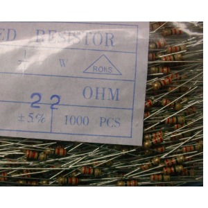 Carbon Film Resistors 22r ohm 0.25W