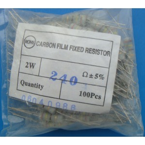 Carbon Film Resistors 240 ohm 2W