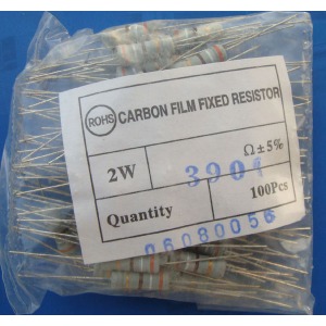 Carbon Film Resistors 390 ohm 2W