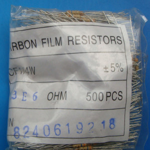 Carbon Film Resistors 3r6 ohm 0.25W