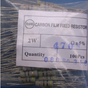 Carbon Film Resistors 470 ohm 2W