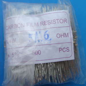 Carbon Film Resistors 5m6 ohm 0.25W