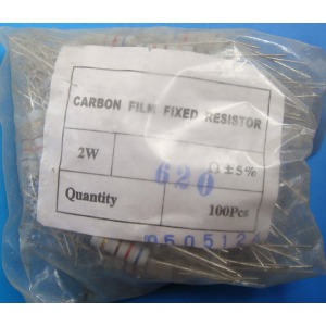 Carbon Film Resistors 620 ohm 2W