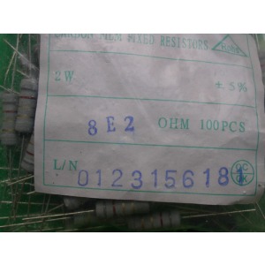 Carbon Film Resistors 82 ohm 2W