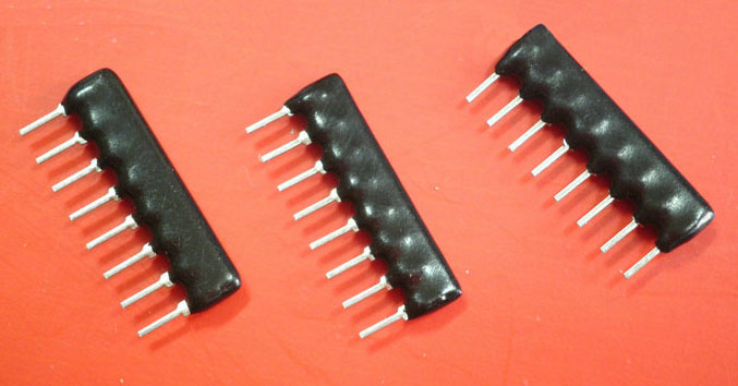 Thick film single-in-line resistors network 8PIN 5K1 OHM
