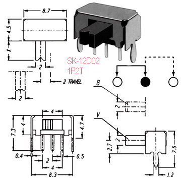 SK Slide Switches 12d02