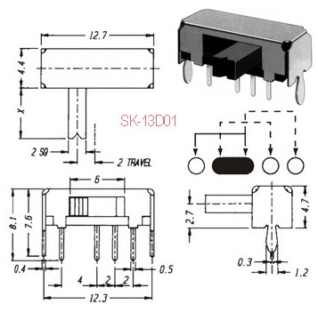 SK Slide Switches 13d01