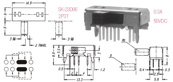 SK Slide Switches 23d06