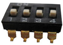SMD IC Switches 4 pin x 2 row