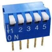 Piano Dip Switches 5 pin x 2 row