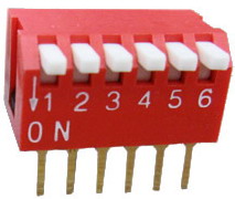 Piano Dip Switches 6 pin x 2 row
