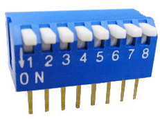 Piano Dip Switches 8 pin x 2 row