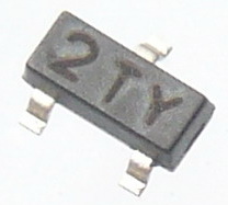 S8550 2TY SOT23 PNP TRANSISTOR - Click Image to Close