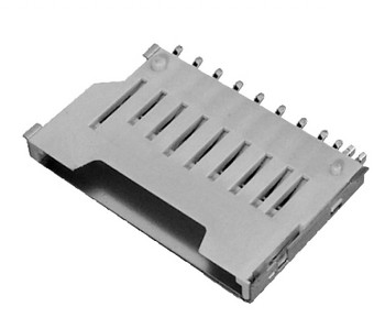 Memory SD Card Connectors Push-Push Socket S01 - Click Image to Close