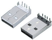USB Male SMT Connector PCB Plug 4P